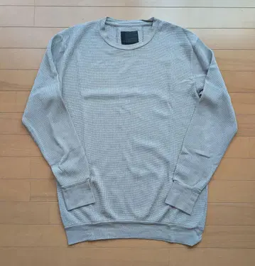 미사용 OURET 와시/C/P 써멀 티셔츠 베이지 계열 와플 롱티