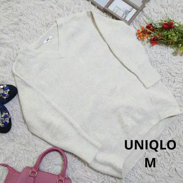 UNIQLO 튜닉/니트/스웨터 (M) 믹스/V넥/세탁 가능