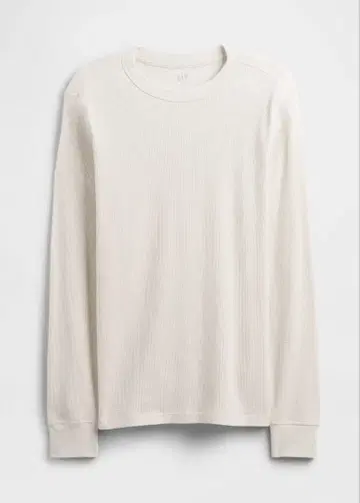 GAP 와플 니트 크루넥T셔츠