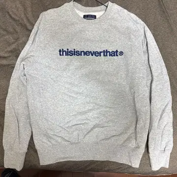 thisisneverthat 그레이 맨투맨 S