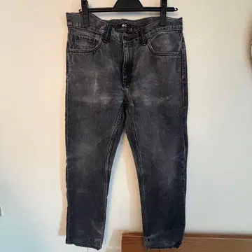 UNIQLO C 다크 그레이 데님