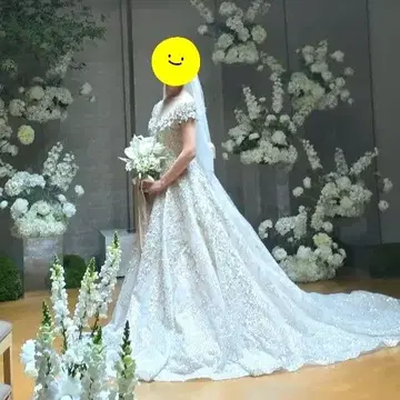 반값 이하 [한국 드레스] 비쥬 웨딩 드레스 결혼식 사전 촬영