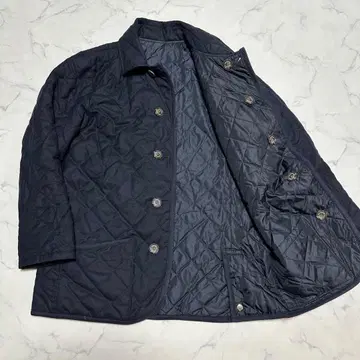 새상품급 매킨토시 철학 퀼팅 자켓 리버서블 네이비