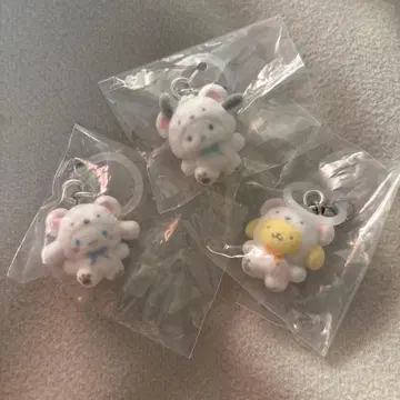 산리오 메지루시 액세서리 포근포근 스노우