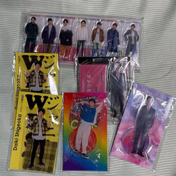 WEST 아크릴 스탠드 시게오카 다이키 5개 + 전원