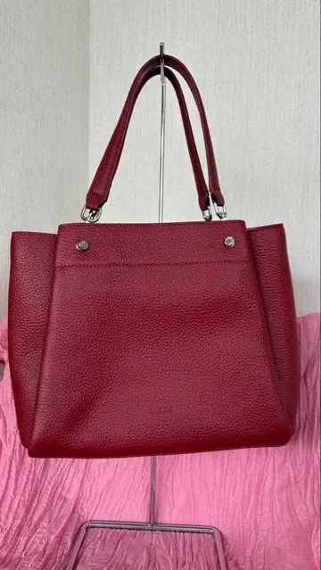 BARCOS 발코스 슈링클 가죽 핸드백