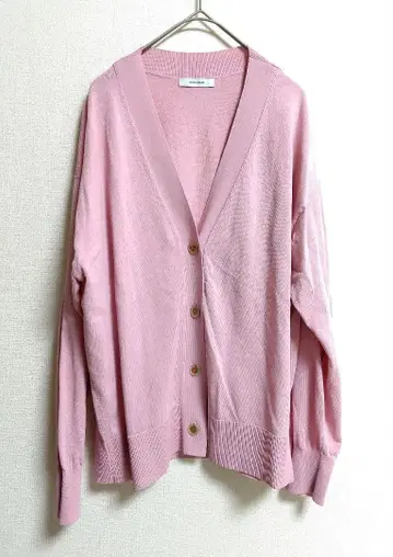 저널 스탠다드 아이스 코튼 크롭 V넥 가디건