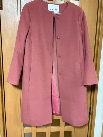 ANAYI 소매 플레어 울 코트 새상품급