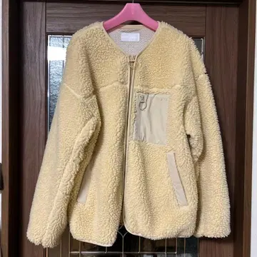 WILD THINGS 보아 자켓 크림