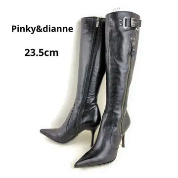 [컨디션 최상] Pinky&dianne 롱 부츠 사이드 지퍼 스틸레토