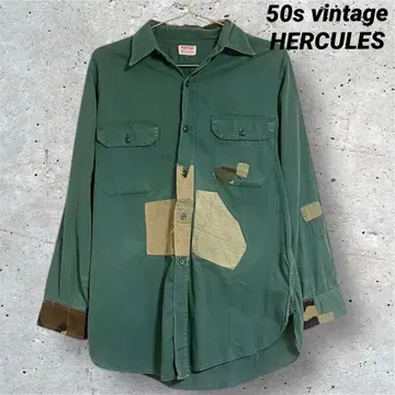 [ 초레어 ] 50s HERCULES vintage 워크 셔츠 아메카지