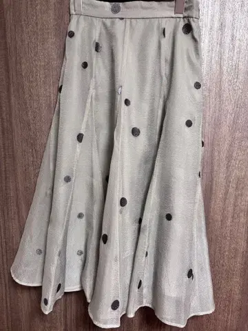 Arpege story 도트 자수 오간자 스커트 1(s)