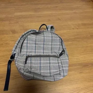 사만다 타바사 체크 무늬 럭색/백팩