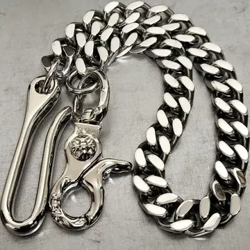 놋쇠 스테인리스 키헤이 지갑 체인 12mm 빈티지 낚시 바늘