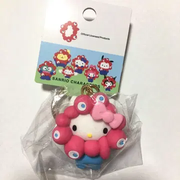 미야쿠미야쿠 산리오 입체 마스코트 키링 파스텔 키티