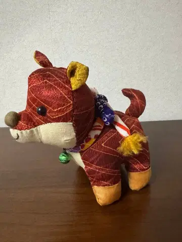 기모노 시바견 봉제 인형 방울 포함