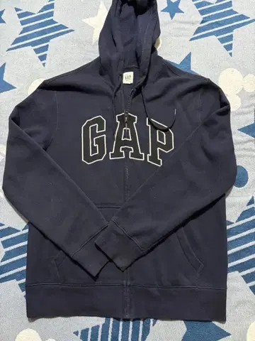 GAP 네이비 후드 부착 후드티 S
