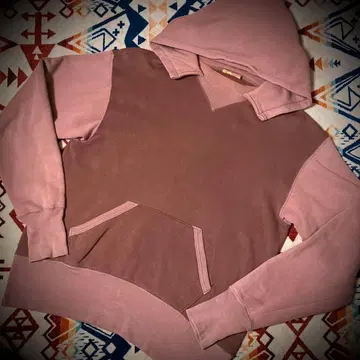 [ 레어 ] PHERROW'S 투톤 후가공 후드티