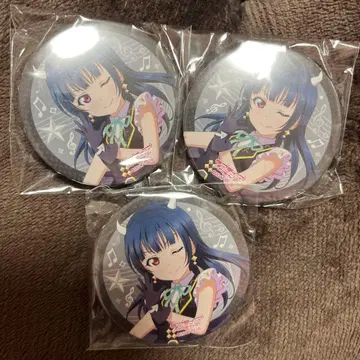 츠시마 요시코 6th 캔뱃지 3개 세트