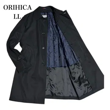 새상품급 ORIHICA 오리히카 스텐카라 코트 라이너 포함 LL 블랙