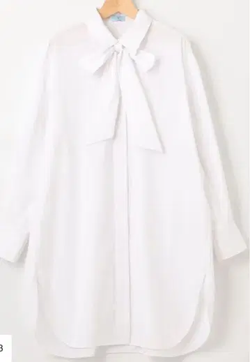 쿠미쿄쿠 컴팩트 샤팅 오버 셔츠 아이보리