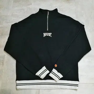 HUF 하프 지퍼 트레이닝복 M 블랙