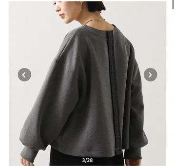 2025 가을/겨울 새상품 그레디 브릴리언트 종이상자 턱 리본 상의