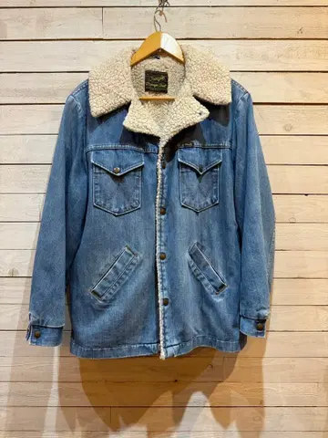 70's 빈티지 Wrangler 보아 데님 자켓