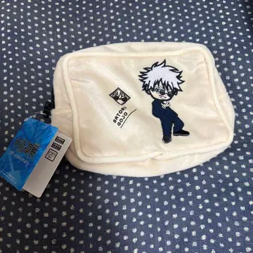 주술회전 5주년 기념 라운드원 콜라보 스퀘어 파우치 고죠 사토루 단품