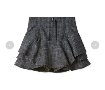 스나이델 레이어드 프릴 미니 스커트 숏 팬츠