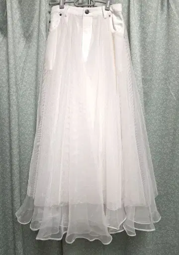 데님 도킹 샤샤 스커트