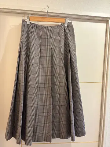 Mila Owen 체크 플리츠 스커트