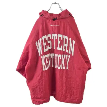 챔피온 충전솜 나일론 자켓 WESTERN KENTUCKY 레드 L