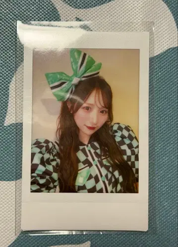 Candy Tune 오가와 나나코 체커 의상 폴라로이드