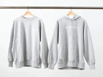 NUMBERS edition for RHC 그레이 맨투맨 L