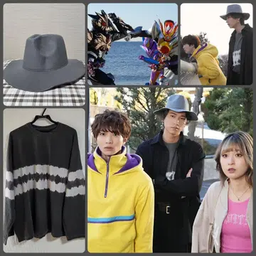 가면라이더 /라무 41 42화 착용 의상 (티셔츠+햇)