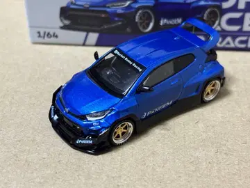 팝 레이스 1/64 PANDEM GR-YARIS 메탈릭 블루 체이스
