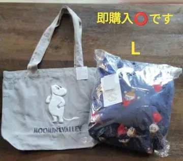 무민 미이 복슬복슬 파자마 L 사이즈 & 무민 토트백