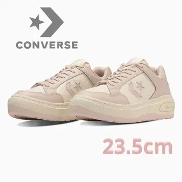 새상품 미사용 [ CONVERSE ] 핑크 베이지 통굽 스니커즈