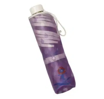 미사용 새상품 미야쿠미야쿠 퍼플 보라색 접이식 우산 캐릭터 포함