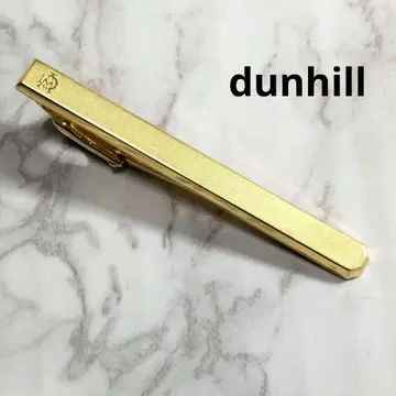새상품급 던힐 현행 로고 넥타이핀 골드 Dunhill