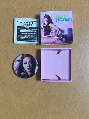 [ 최초 한정판 ] 아무로 나미에 플레이 버튼 BEST FICTION