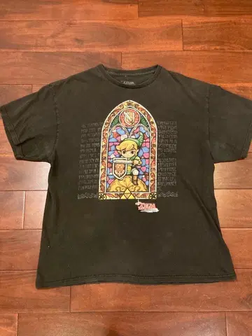 젤다의 전설 바람의 택트 링크 Nintendo USA 셔츠 XL