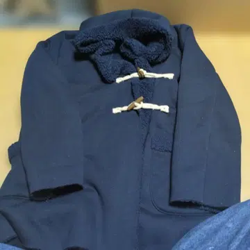 coen 네이비 더플 코트