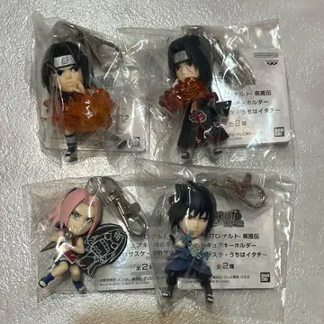 NARUTO 나루토 돌풍전 피규어 키링 사스케 이타치 사쿠라