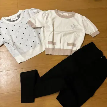 미셸 마카롱 니트 반팔 묶음 판매 타임세일