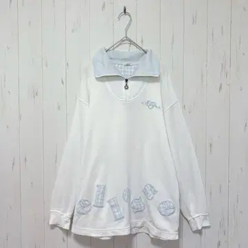 Y191 ellesse 엘레쎄 하프 지퍼 풀오버 로고 L