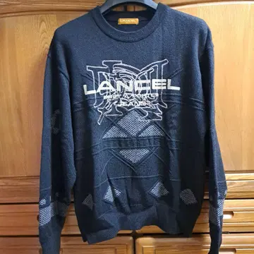 LANCEL 블랙 크루넥 스웨터