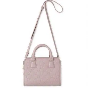 셀포드 핑크 엠보싱 스퀘어 백 숄더 포함 2way