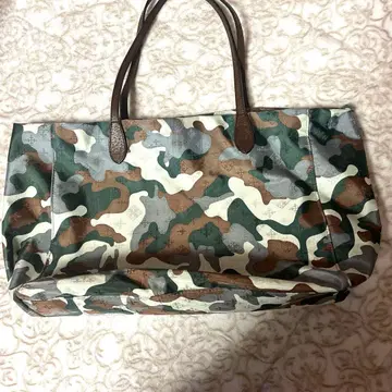 러셋 카모 패턴 토트백 대용량